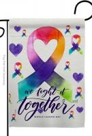 World Cancer Day Garden Flag