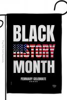 US Black History Month Garden Flag