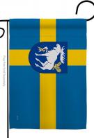 Provinces Of Sweden Jamtland Garden Flag
