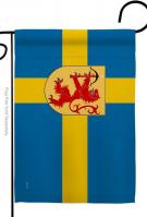 Provinces Of Sweden Smaland Garden Flag