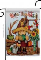 Give Thanks Decorative Garden Flag