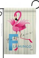 Fabulous Flamingo Garden Flag