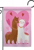 Llama Love Garden Flag