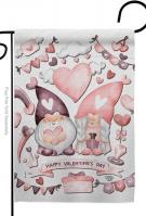 Fall For Love Gnome Garden Flag