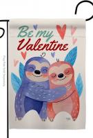 Sloths Love Garden Flag