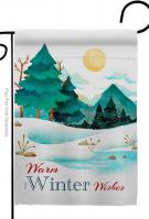 Winter Wishes Garden Flag