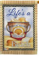 Summer Life\'s A Beach House Flag