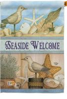 Welcome Seaside House Flag