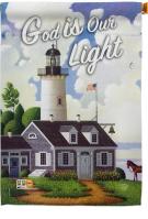 God Is Our Light House Flag