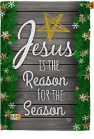 Jesus Is The Reason For Season House Flag