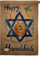 Happy Hanukkah Impressions Decorative House Flag