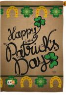 Happy Saint Patrick\'s Day House Flag