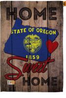 State Oregon Home Sweet House Flag