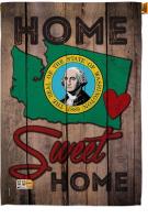 State Washington Home Sweet House Flag