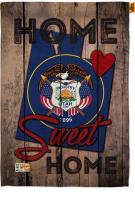 State Utah Home Sweet House Flag