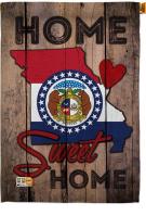 State Missouri Home Sweet House Flag