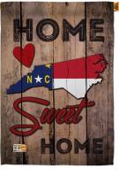 State North Carolina Home Sweet House Flag