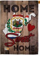State West Virginia Home Sweet House Flag