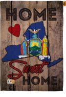 State New York Home Sweet House Flag