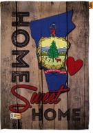 State Vermont Home Sweet House Flag