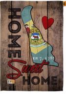 State Delaware Home Sweet House Flag