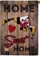 State Maryland Home Sweet House Flag