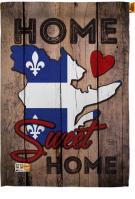 Quebec Home Sweet House Flag
