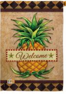 Welcome Pineapple Decorative House Flag