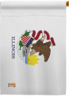 Illinois Decorative House Flag
