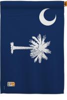 South Carolina Decorative House Flag