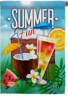 Cool Summer Drinks House Flag