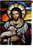 Jesus Is The Good Shepherd House Flag