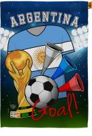 Argentina Soccer House Flag
