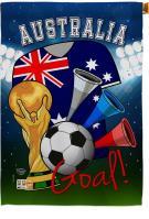 Australia Soccer House Flag