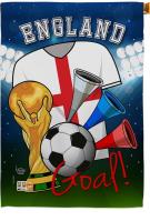 England Soccer House Flag
