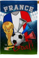 France Soccer House Flag