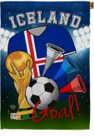 Iceland Soccer House Flag
