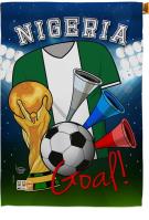 Nigeria Soccer House Flag