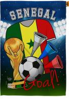 Senegal Soccer House Flag