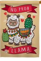 No Prob Llama House Flag