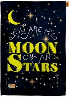 You Are My Moon And Star House Flag