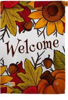 Autumn Welcome House Flag