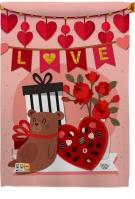 Valentine Sweet Moment House Flag