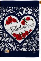 Roses Are Love House Flag