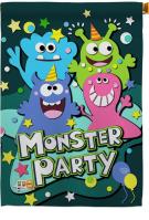 Monster Party House Flag