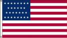 High Wind, US Made 29 Star Historical US Applique Flag 5x8