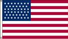 High Wind, US Made 46 Star Historical US Applique Flag 5x8