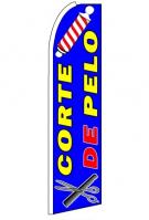 Corte De Pelo Feather Flag 3\' x 11.5\'
