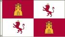 High Wind, US Made Lions and Castles Flag 3x5