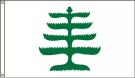 High Wind, US Made Pine Tree Flag 2x3